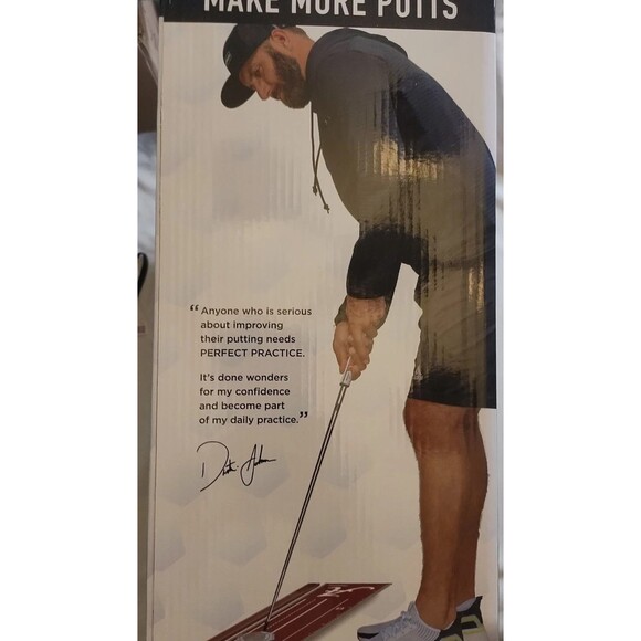 New Perfect Practice Collegiate Putting Mat 9'6" Dustin Johnson Golf - Alabama - Picture 4 of 4